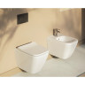 Подвесной безободковый унитаз VITRA INTEGRA SQUARE 7082B003-0075